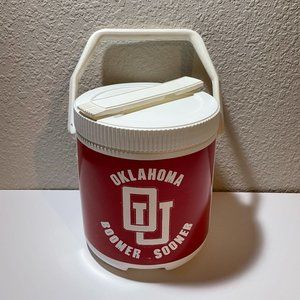 Vintage OU – Oklahoma Boomer Sooner Cooler with Drinking Spout – Skotch Kooler
